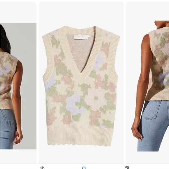 ASTR the Label super soft floral print sweater - Picture 7 of 10